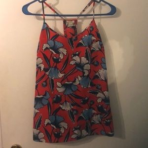 J Crew floral tank